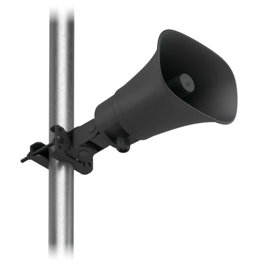 Difuzor tip goarnă AI PoE UniFi Ubiquiti pentru exterior 120 dB, UP-AI-Horn-Speaker-B